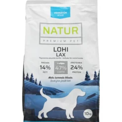 Koiranruoka NATUR PREMIUM PET 10 kg lohi