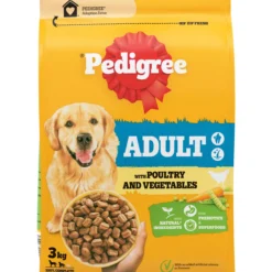 Koiranruoka Pedigree 3 kg Adult siipikarjaa ja kasviksia