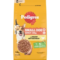 Koiranruoka Pedigree 1,4 kg Small siipikarjaa ja kasviksia