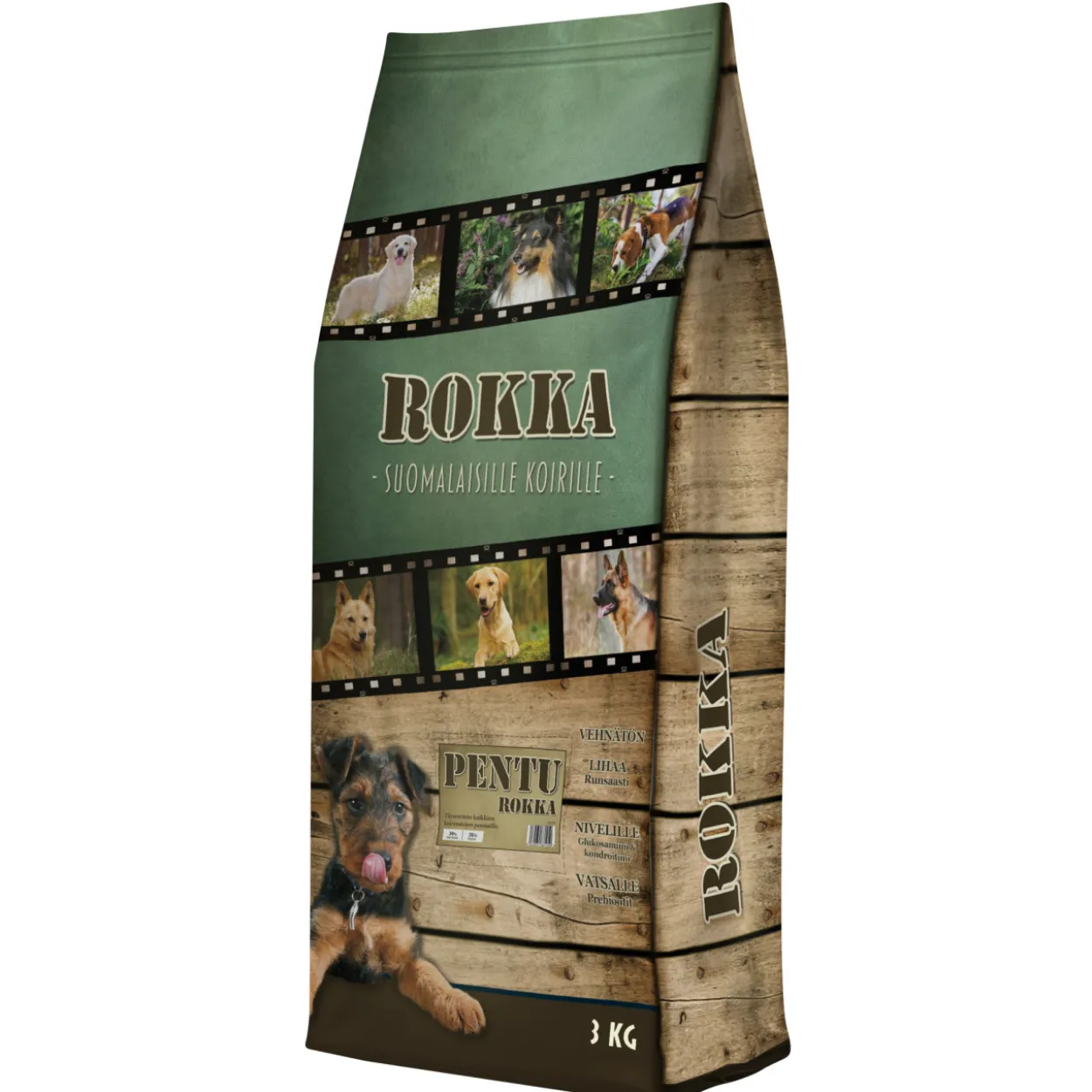 Koiranruoka Rokka 3 kg pentu