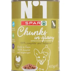 Koiranruoka SPAR 415 g kalkkuna kastikkeessa