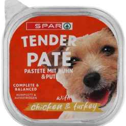 Koiranruoka SPAR 150 g patee kana-kalkkuna