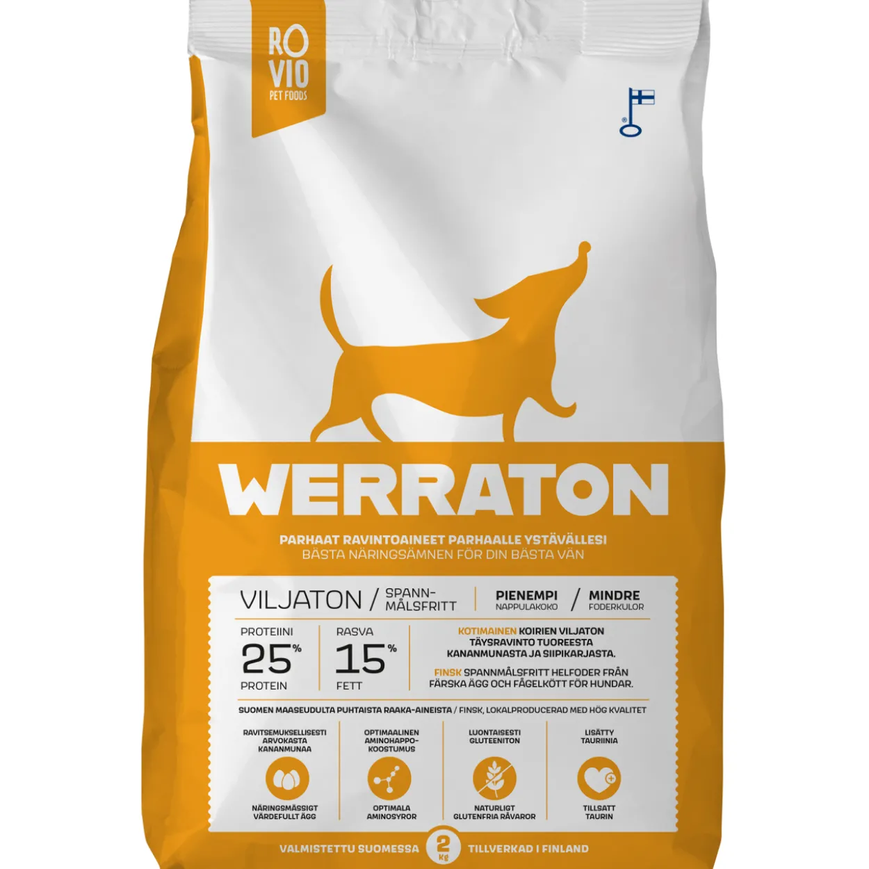 Koiranruoka Werraton 2 kg viljaton