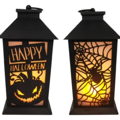 Koristelyhty Happy Halloween 28 cm LED