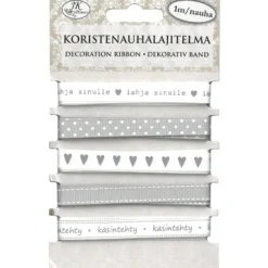 Koristenauha harmaa 5x1m
