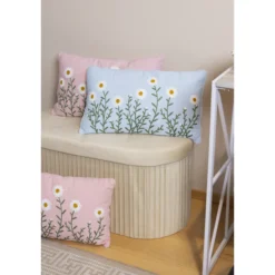 Koristetyyny Kotikulta 30 x 50 cm Daisy pinkki