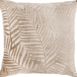 Koristetyynynpäällinen Kotikulta 45 x 45 cm Lehdet beige