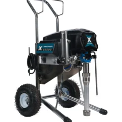 Korkeapainemaaliruisku Dinopower Pro DP-X45 2000W 4,5 l/min kärryllä