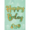 Kortti AmandaB Happy Birthday vihreä