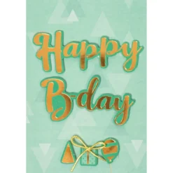 Kortti AmandaB Happy Birthday vihreä