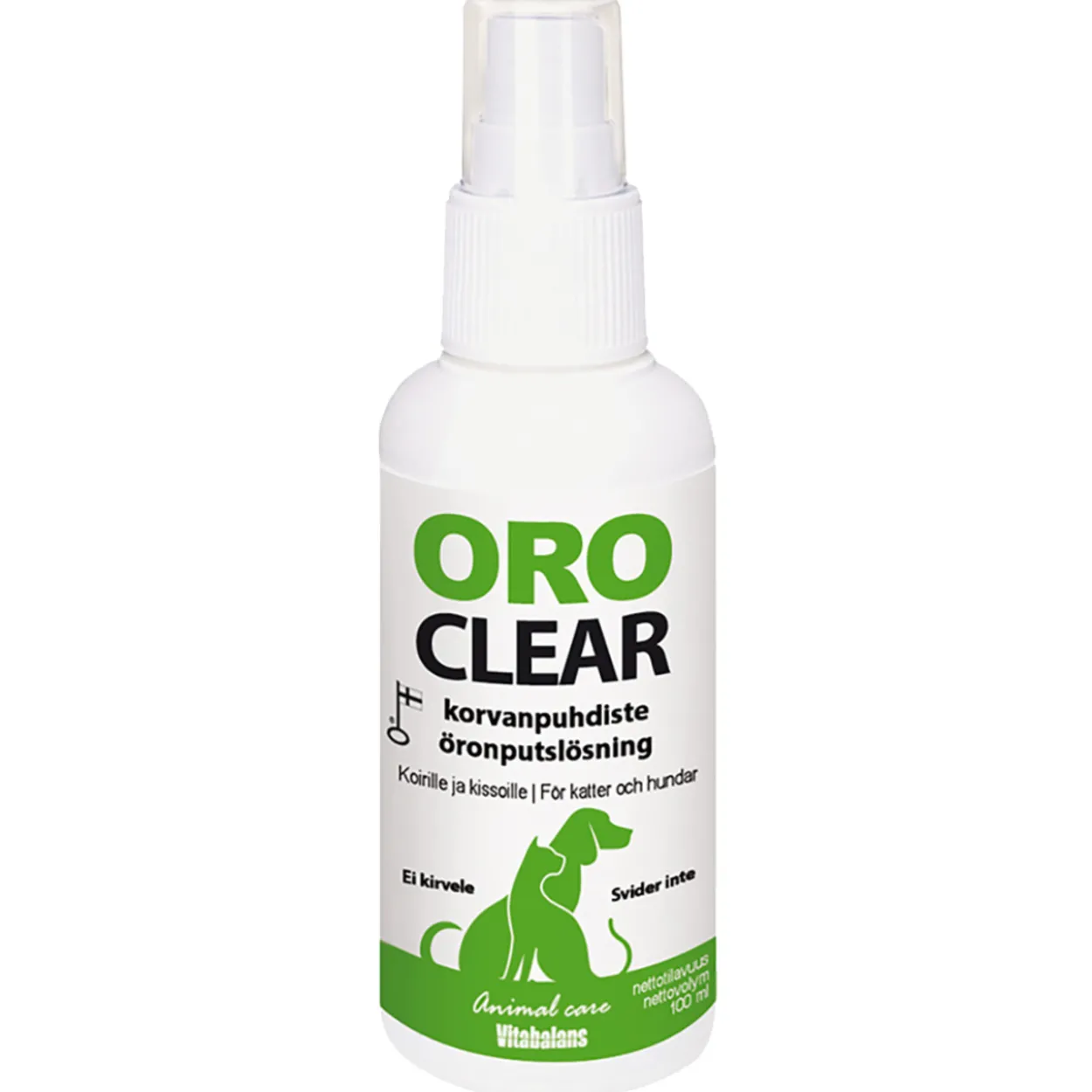 Korvapuhdistesuihke koirille Vitabalans 100 ml OroClear