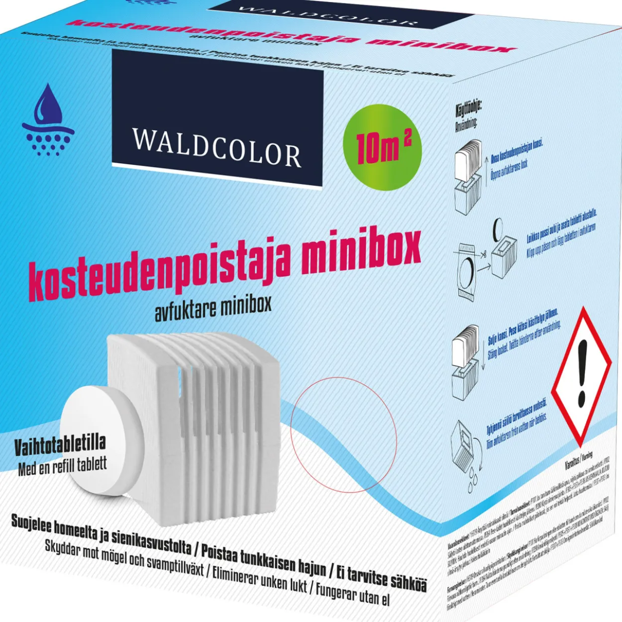 Kosteudenpoistaja Waldcolor Minibox 250 g
