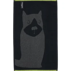 Käsipyyhe Finlayson 30 x 50 cm Dog harmaa/musta/lime