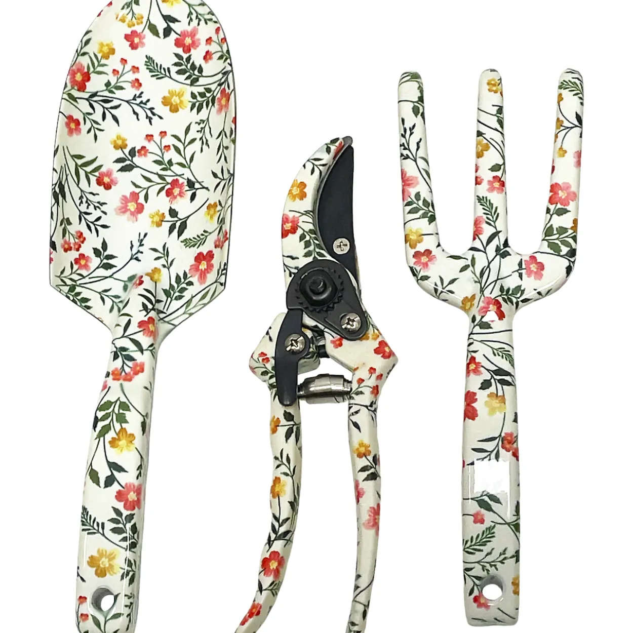 Käsityökalusarja Brücke Floral 3-osainen