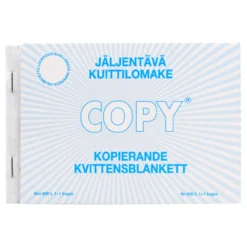 Kuittilomake A6 jäljentävä
