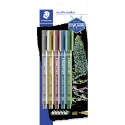 Kuitukärkikynä Staedtler 5 kpl metalli
