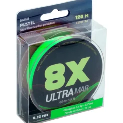 Kuitusiima Ultra Mar 8X, 120 m, vihreä + fluorocarbon-peruke
