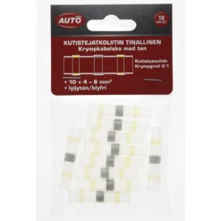 Kutistejatkoliitin tinalla 4-6 mm², 10 kpl