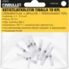 Kutistejatkoliitin tinalla valkoinen 0.1 - 0.5 mm2 johdoille 10 kpl