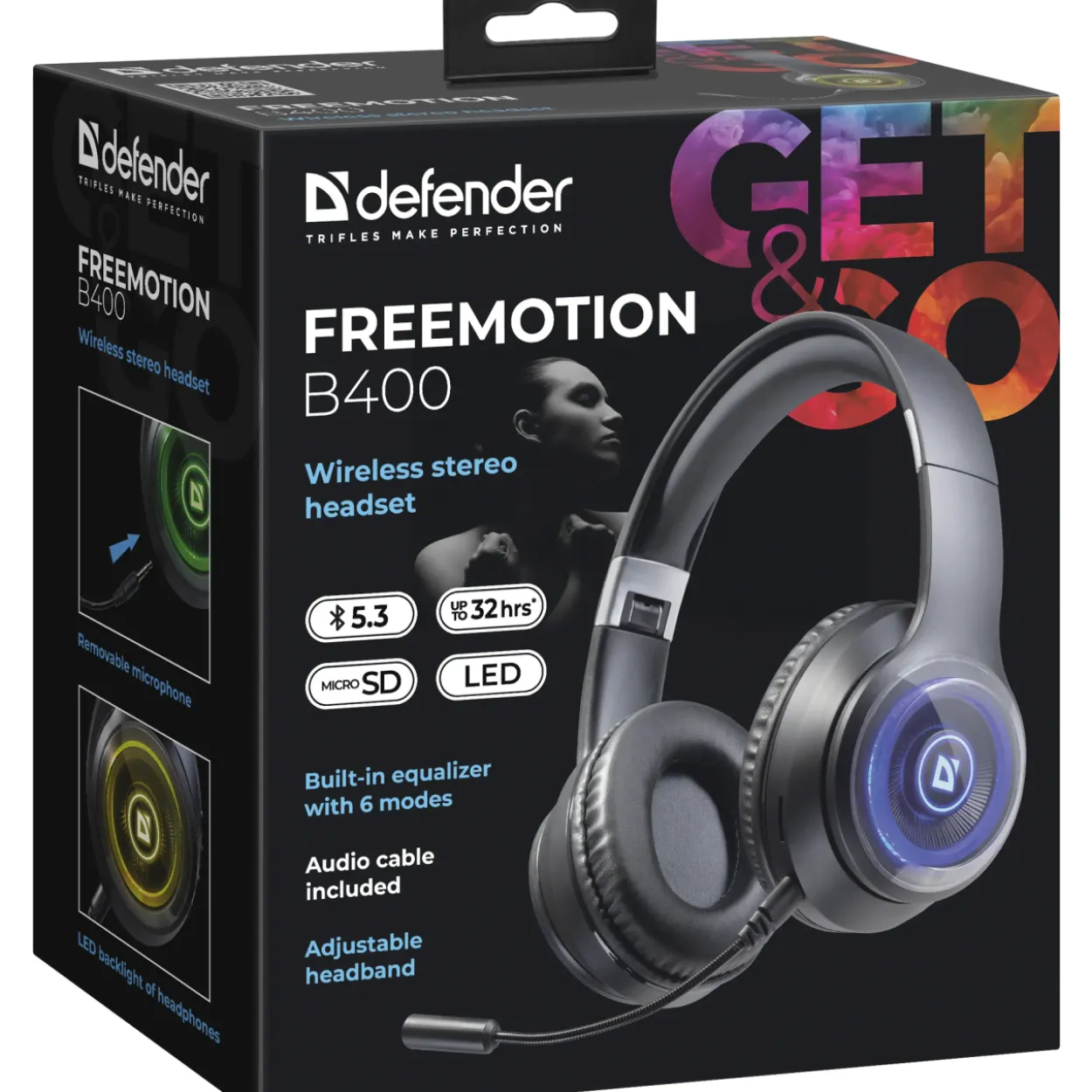 Kuuloke Defender Freemotion 400 langaton