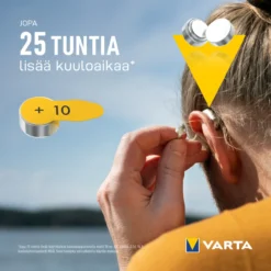 Kuulokojeparisto Varta 10 6 kpl