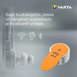 Kuulokojeparisto Varta 13 6 kpl