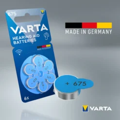 Kuulokojeparisto Varta 675 6 kpl