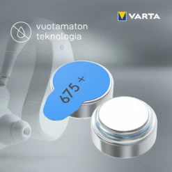 Kuulokojeparisto Varta 675 6 kpl