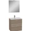 Kylpyhuonekalustesetti Vitra 3in1 Mia 60 cm tammi