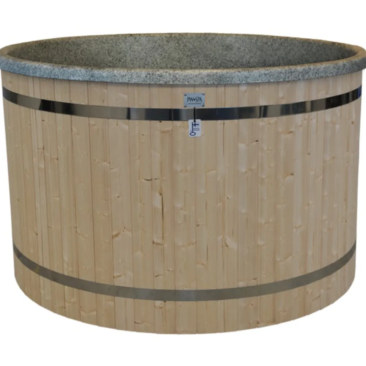 Kylpytynnyri PW-SPA Classic Tee-se-itse, puuvalmis/graniitti 30 kW