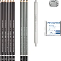 Kynäsetti Staedtler 12 osaa hiilipiirustus