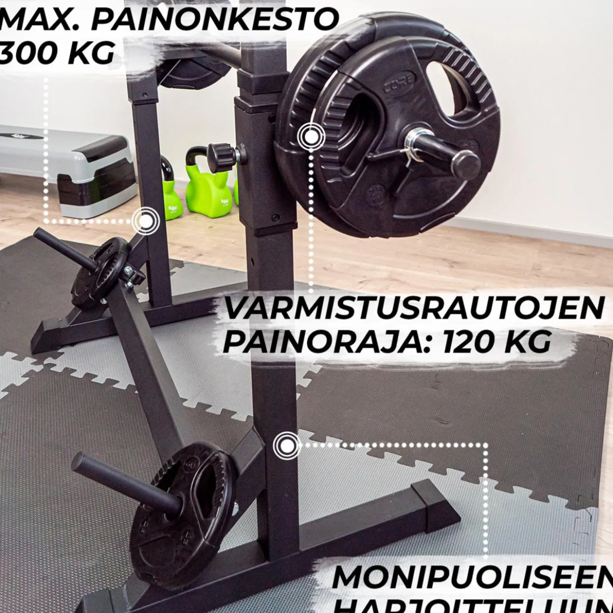 Kyykkyteline Core Half Rack