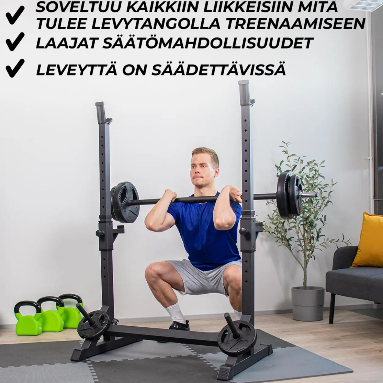 Kyykkyteline Core Half Rack