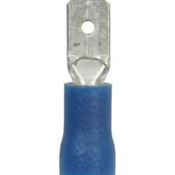 Laattapistoke 6,35 x 0,8 mm sininen, 10 kpl