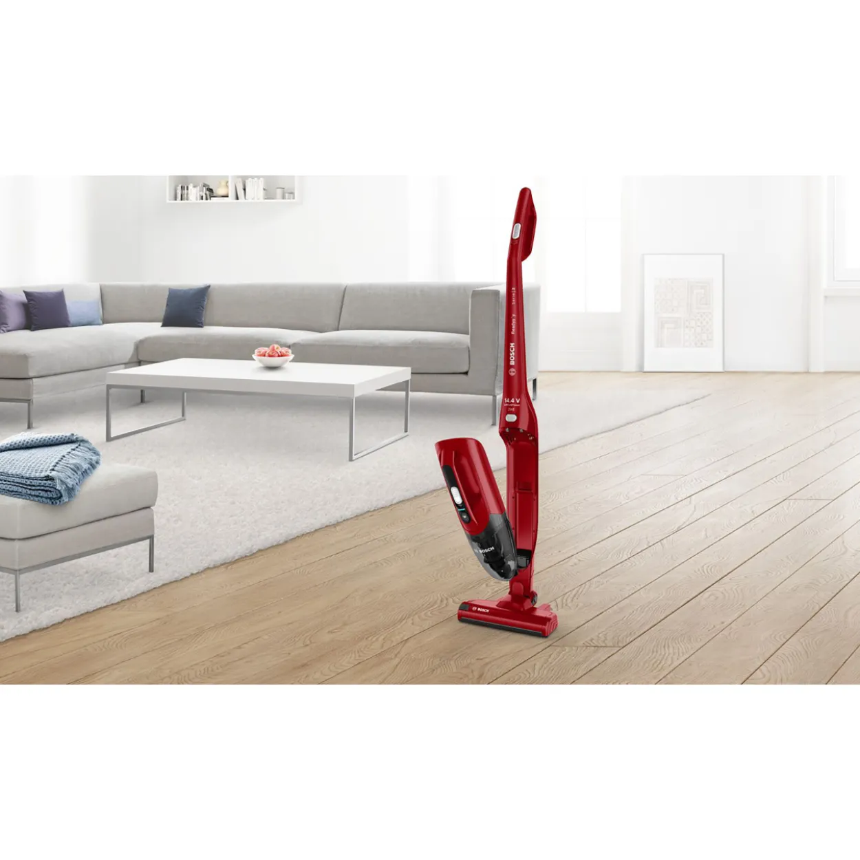 Ladattava pölynimuri Bosch Serie 2, Readyy'y 14.4V