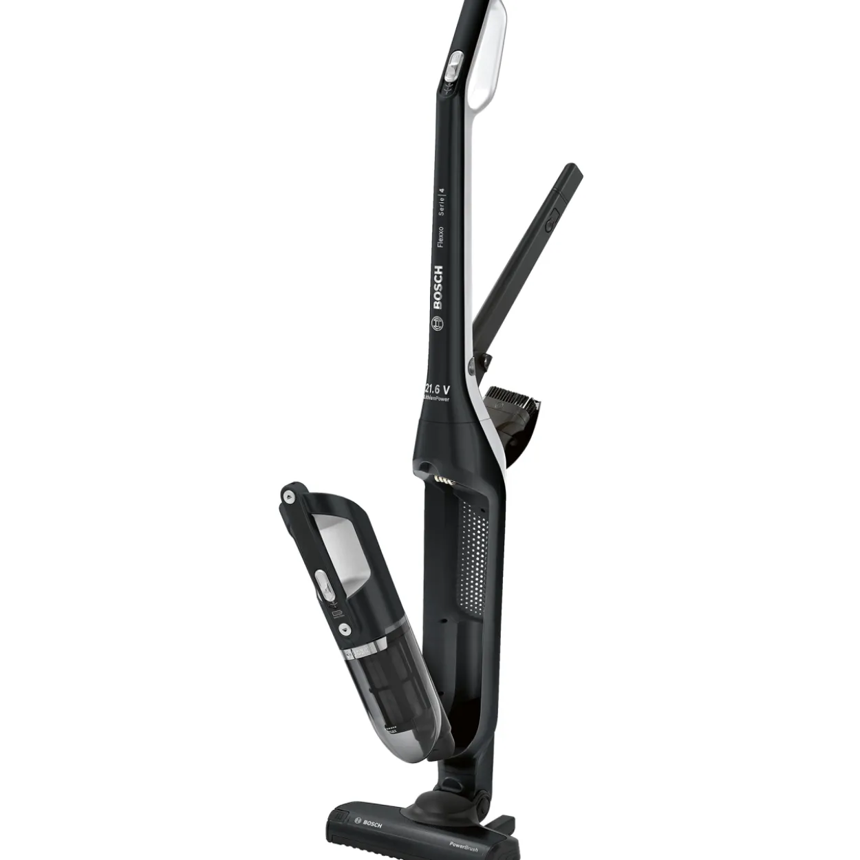 Ladattava pölynimuri Bosch Series 4 Flexxo, musta
