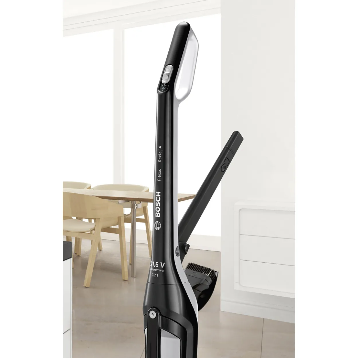 Ladattava pölynimuri Bosch Series 4 Flexxo, musta
