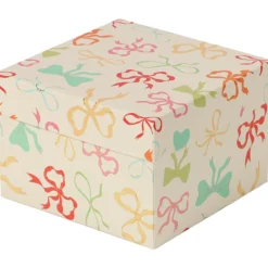Lahjalaatikko Kotikulta 15 x 15 x 10 cm rusetit