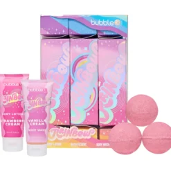 Lahjapakkaus Bubble T vartalonhoitoon Rainbow Crackers