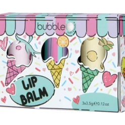Lahjapakkaus Bubble T 3 x 6 g huulivoidesetti