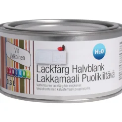 Lakkamaali V 0,33 l puolikiiltävä valkoinen