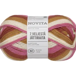 Lanka Novita 150 g 7 Veljestä Jättiraita