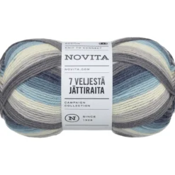 Lanka Novita 150 g 7 Veljestä Jättiraita