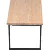 Lankkupöytä Eureka Seela 140 cm antiikkipetsattu/musta