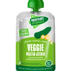 Lastenateria Green Planet Astronauts 100 g Veggie-ateria kesäkurpitsafalafel luomu 6 kk+