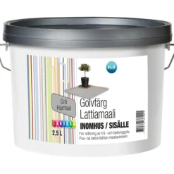 Lattiamaali V harmaa 2,5 l