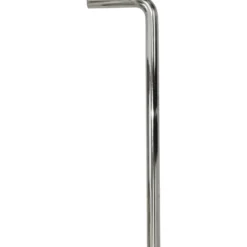 Lattiaputki 680 x 220-32 kromattu