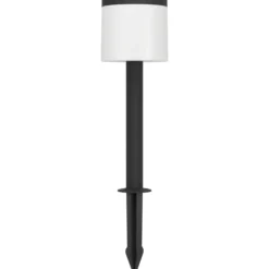 LED-aurinkokennovalaisin pylväs Pantete 65 cm musta/valkoinen