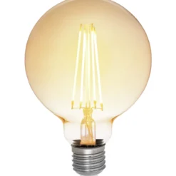 LED-globelamppu AMBER antiikki 1,3 W POP-95 2200 K kirkas E27 125 lm