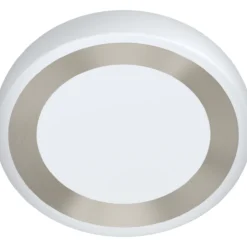 LED-kattovalaisin Eglo Ruidera valkoinen/hopea